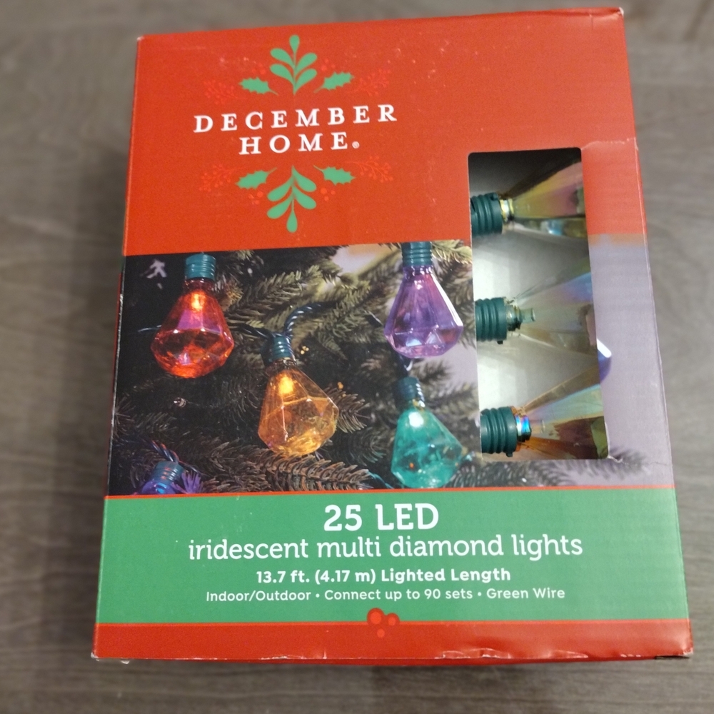 Iridescent Multi Diamond Lights 25 LED